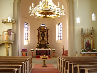 St. Andreaskirche Wassermungenau Innenansicht St. Andreaskirche Wassermungenau Innenansicht